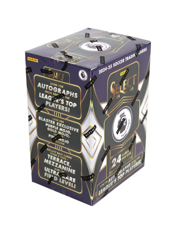 PANINI PREMIER LEAGUE SELECT 2024-25 SOCCER FOOTBALL BLASTER BOX SEALED NEW