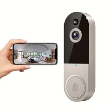 2K Wireless Video Doorbell Camera WiFi AI Human Detection Night Vision UK