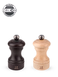 Peugeot The Bistro salt and pepper mills are iconic in culinary culture and have been recreated many times over to ensure they remain relevant to our discovery and enjoyment of food. These salt and pepper mills breathe new life into an original design that never looks out of place on any dining table.##NewLine####NewLine## Bistro