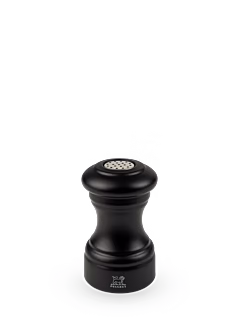 The Bistro model echoes the shape of the first salt and pepper mills created by Peugeot in 1874. The original "Z salt mill" has evolved over the years but the expert craftsmanship and functionality remain intact. This chocolate salt shaker will suit any style of kitchen interior and dining table setting. Bistro