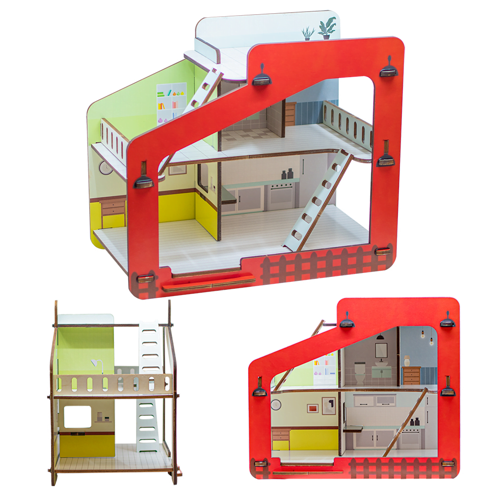 Callowesse Minikin Wooden Dolls House