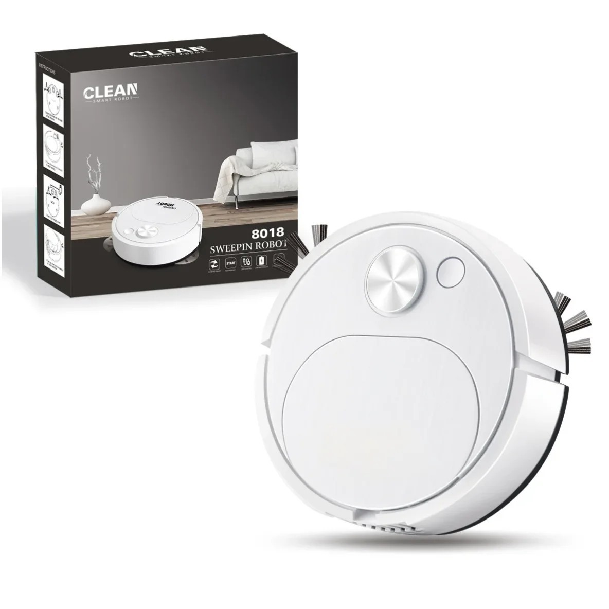 3 in 1 Smart Robot Vacuum Cleaner USB Wireless Sweeping Mopping UK