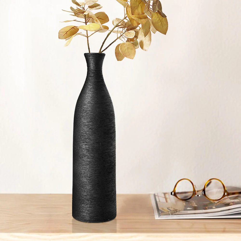 Garden Sanctuary Modern Tall Porcelain Vase
