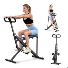 MERACH 2 in 1 Squat Rowing Machine Easy Setup Glute Trainer and Leg Home Workout