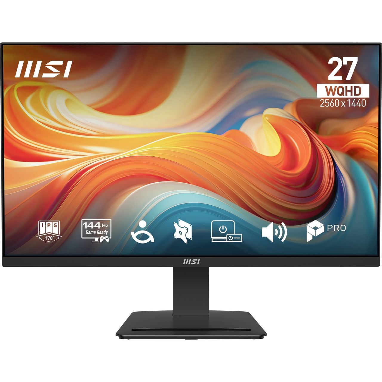 MSI CMS Pro MP273Q E14 WQHD 27 Inches Monitor Black