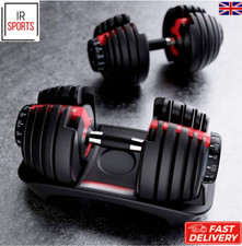 Adjustable Dumbbells Set 24kg/40kg Weights Home Gym Dumbbell Fitness Exercise