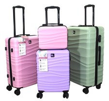 Large Medium Suitcase 4 Wheel Lightweight Luggage ABS Hard Shell Cabin Case