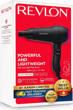 Revlon RVDR5823 Fast & Light Hair Dryer – 2000W – Black - Best Seller - UK Stock