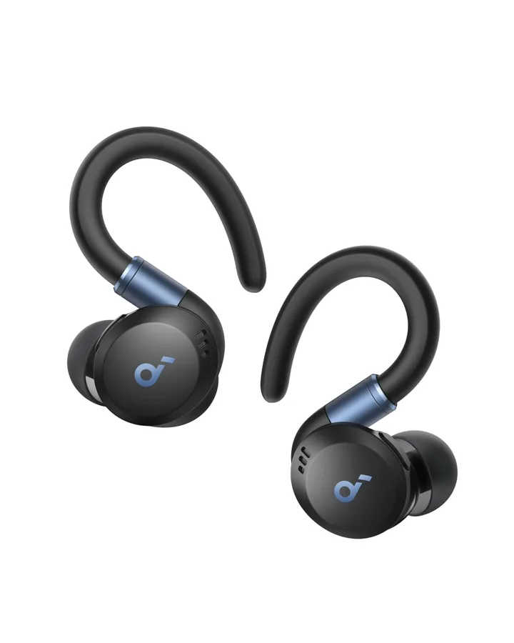 UK-soundcore soundcore Sport X20 by Anker, True-Wireless Workout Earbuds, Rotatable & Extendable Ear Hooks, Noise Cancelling, Deep Bass, IP68 Waterproof, Sweatproo