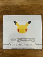 Pokemon TCG Celebrations Elite Trainer Box ETB 25th Anniversary Sealed ๐๐