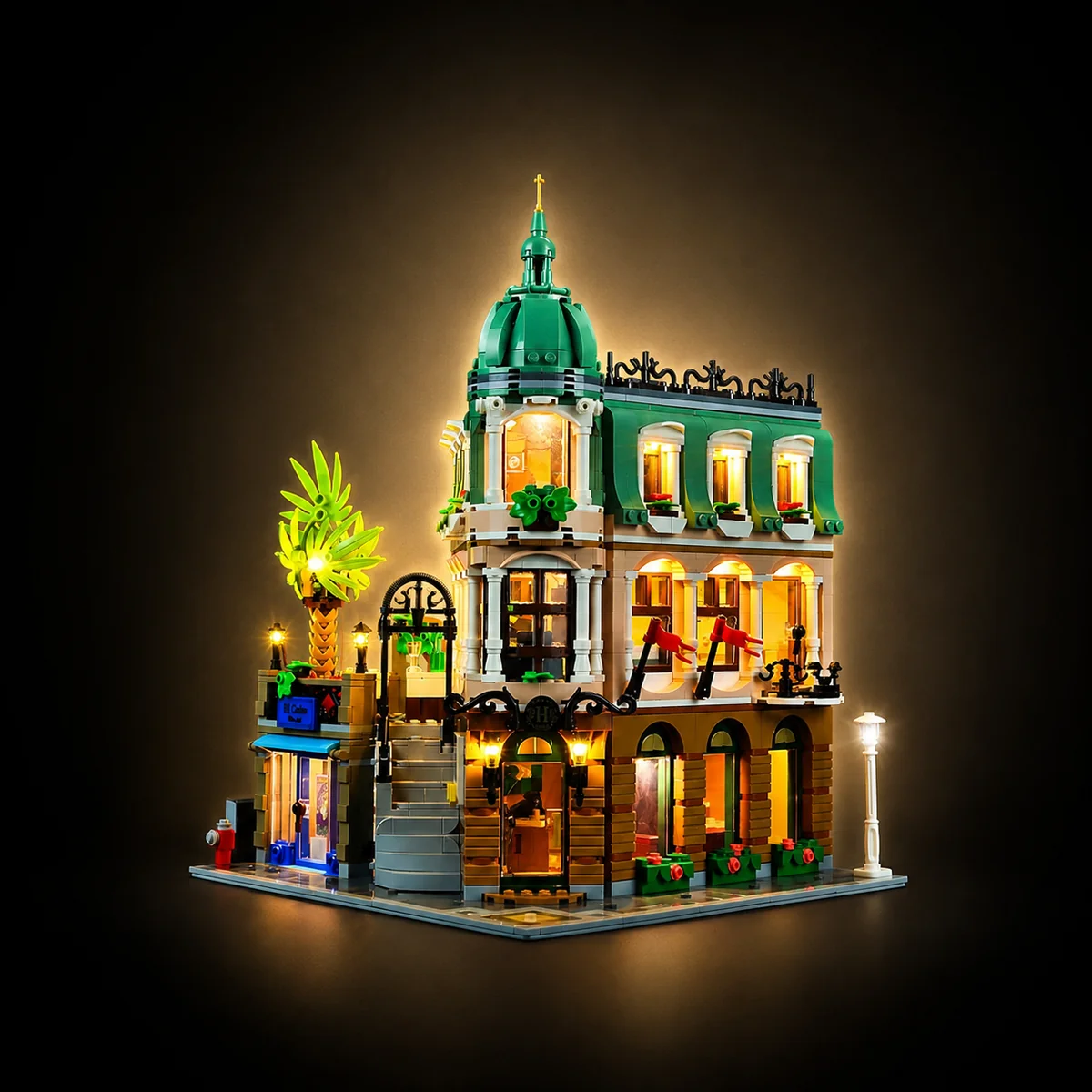 Light Kit Compatible with LEGO® Boutique Hotel Set 10297
