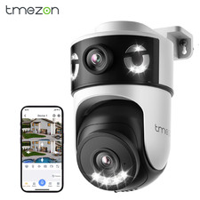 4MP 2.4G&5G Wireless WIFI Camera Outdoor CCTV PTZ Smart Home Security Dual lens