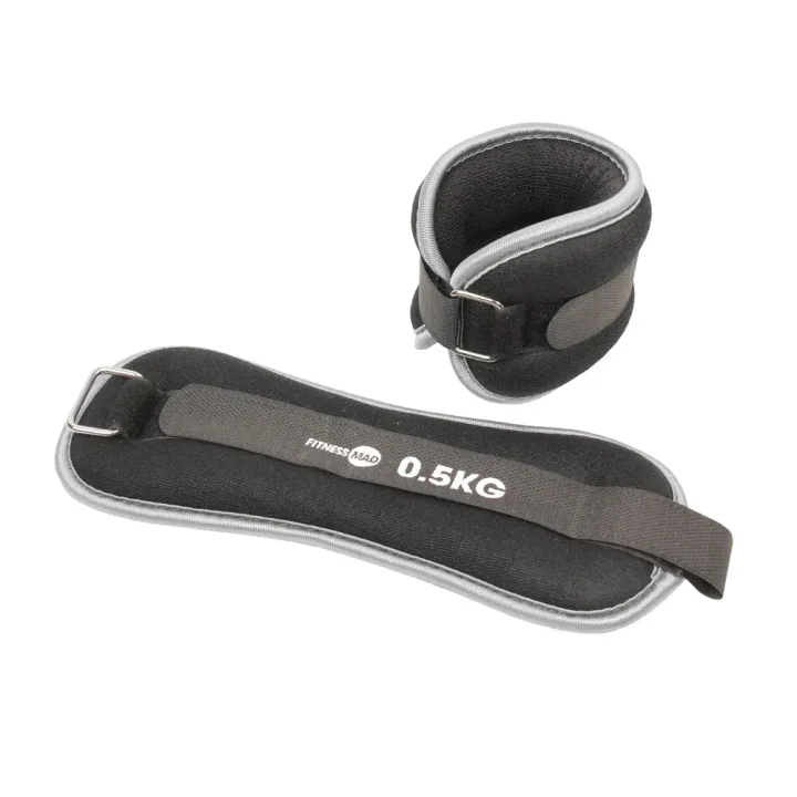 Fitness Mad Neoprene Ankle Wrist Weights 2 x 0.5kg