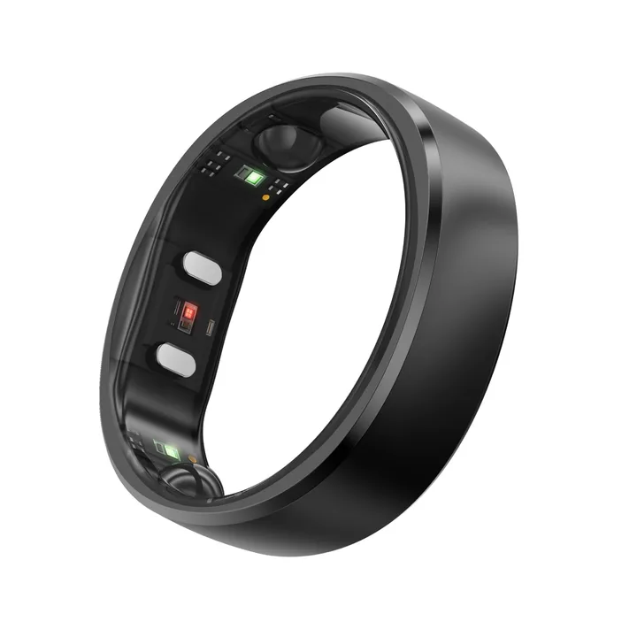 RingConn-UK RingConn Gen 2, Worldâs First Smart Ring with Sleep Apnea Monitoring 13 Matte Black