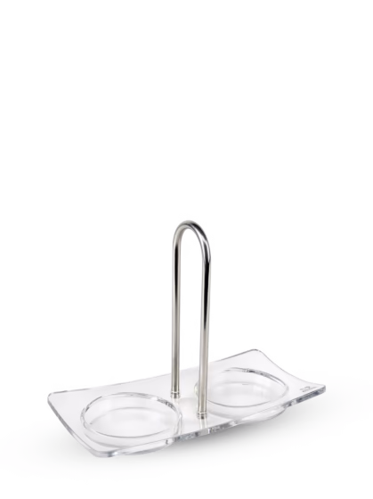 Peugeot A practical and stylish tray to keep your salt and pepper mills together. Plateau Linéa acryl