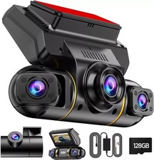 🔥Dash Cam 4 Channel 360° Front Rear Inside DashCam, FHD 1080P Car Camera