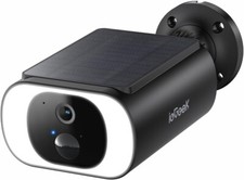 ieGeek 2K Solar Security Camera Outdoor Wireless with Embedded Solar Panel,Alexa
