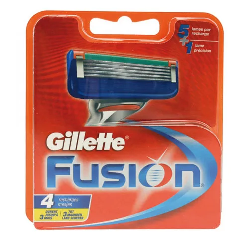 Gillette Fusion Razor Blades - 4 pack