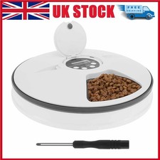 Automatic timed pet feeder 6 day Meal Cat Dog Food Bowl Auto Dispenser Holiday