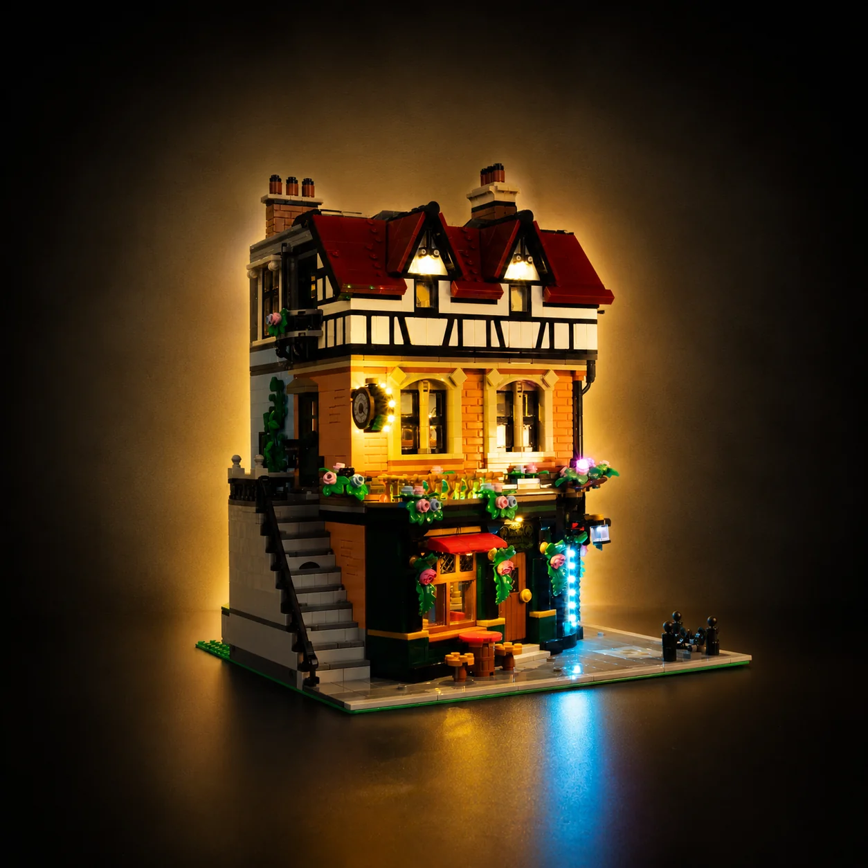 Light Kit Compatible with LEGO® Tudor Corner Set 10350 - Classic Version