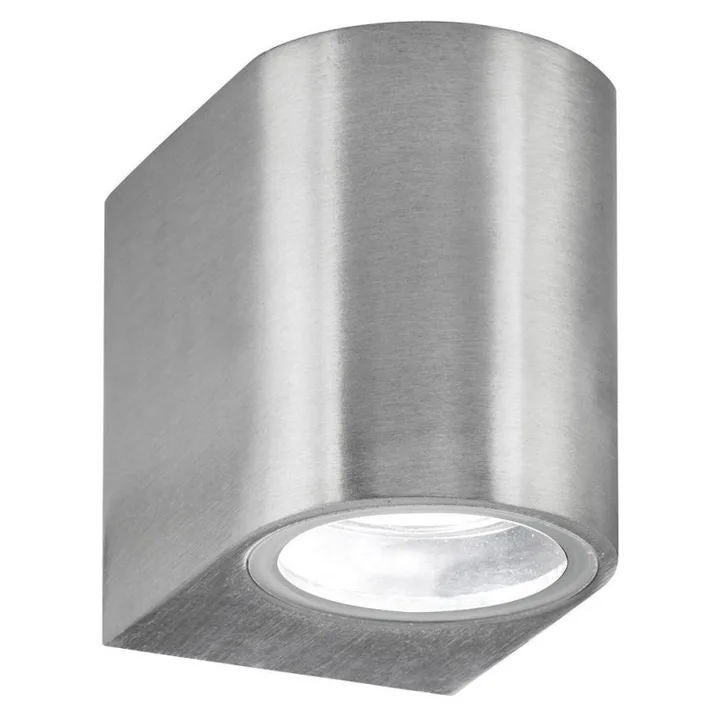 Searchlight Lighting Searchlight 8008-1SS-LED One Light Outdoor Wall Light With Fixed Glass In Stainless Steel