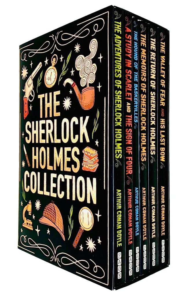 Page Publications Sherlock Holmes Collection 6 Books Set by Arthur Conan Doyle - Paperback Classic Crime Fiction Boxset - Brand New