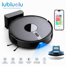 Lubluelu B40 Robot Vacuum Cleaner Mop 6500Pa LiDAR Navigation App Control 180Min