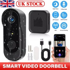 Wireless Smart Video Doorbell WiFi Security Camera Bell Phone Door Ring Intercom