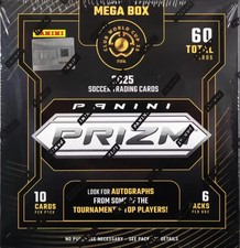 2025 Panini Prizm FIFA Club World Cup Soccer Mega Box Sealed