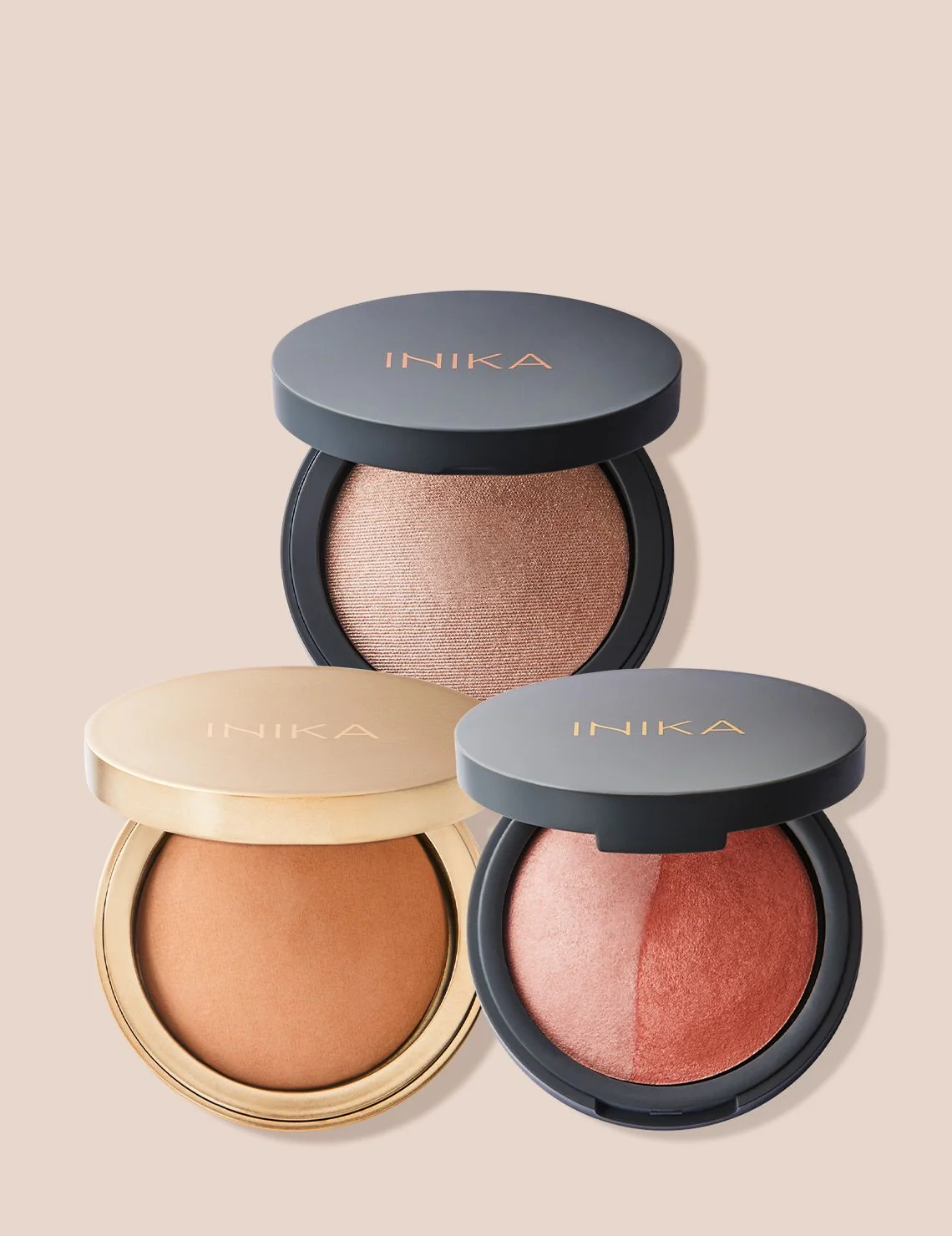 The Baked Mineral Dimension Trio - Sunkissed / Starlight / Burnt Peach