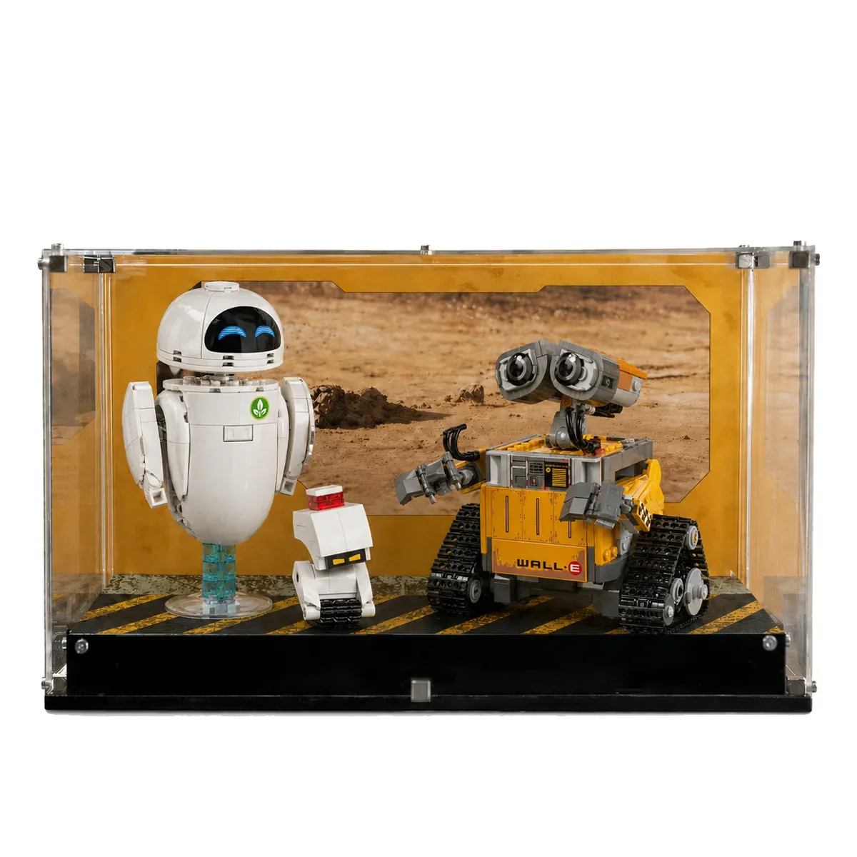 Acrylic Display Case Compatible with LEGO® Disney™ WALL-E and EVE 43279