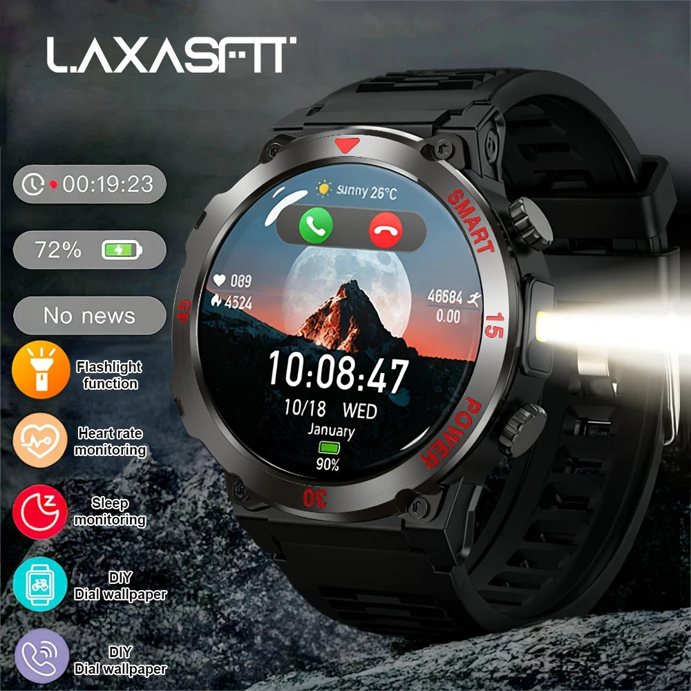 Blackview Military Smart Watch for Men (Answer/Make Calls) 1.45" Fitness Tracker