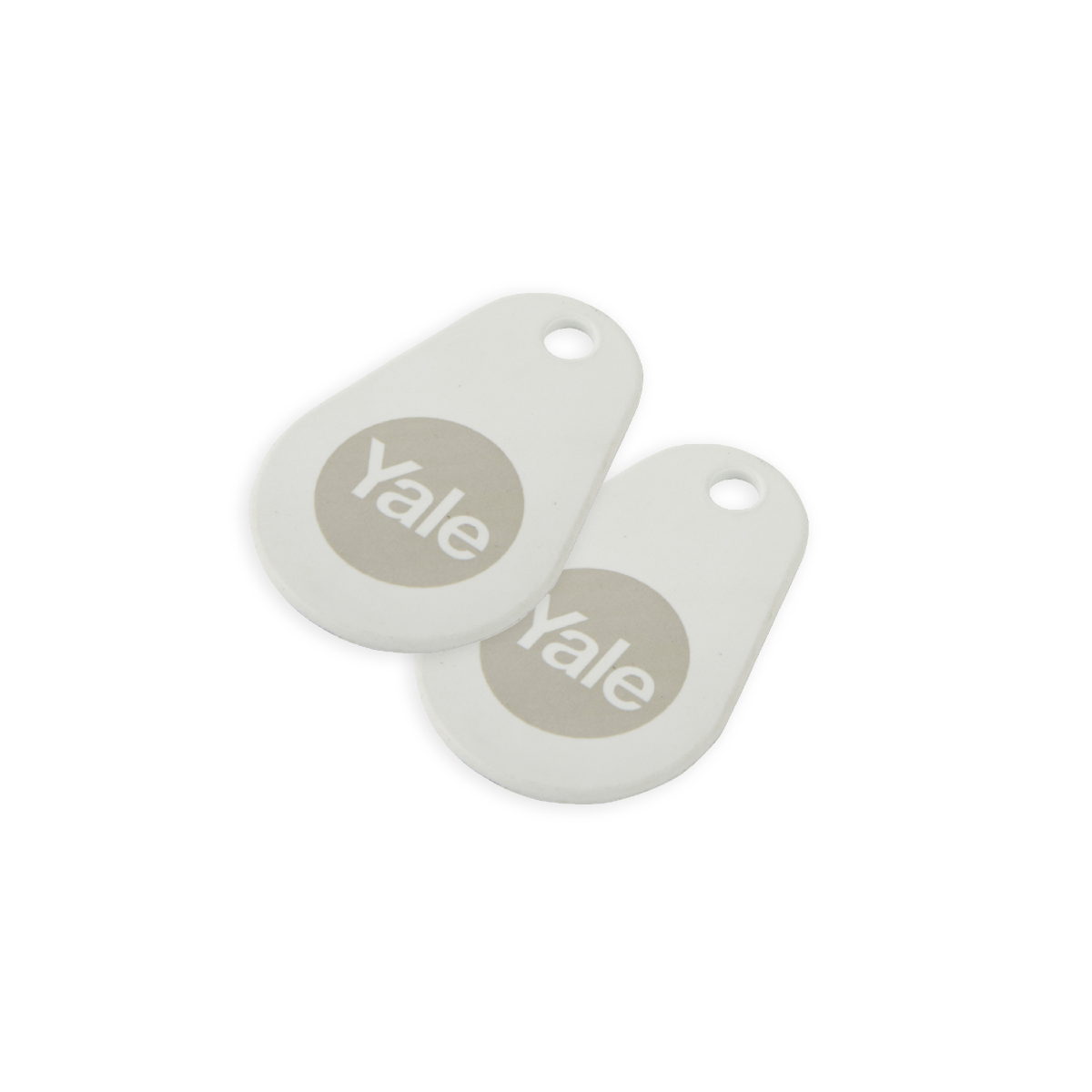 Yale Key Tag Twin Pack in White