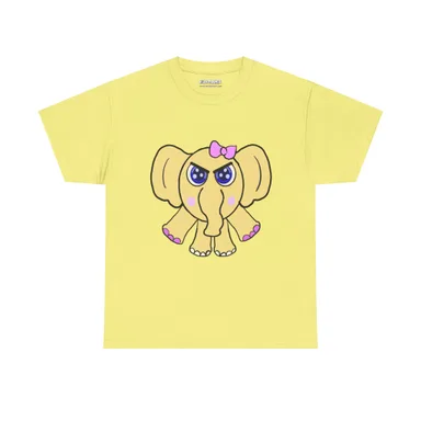 COLLECTIBLE ATTITUDE PAL "FASHIONISTA FEMALE ELEPHANT" UNISEX T-SHIRT — 2XL