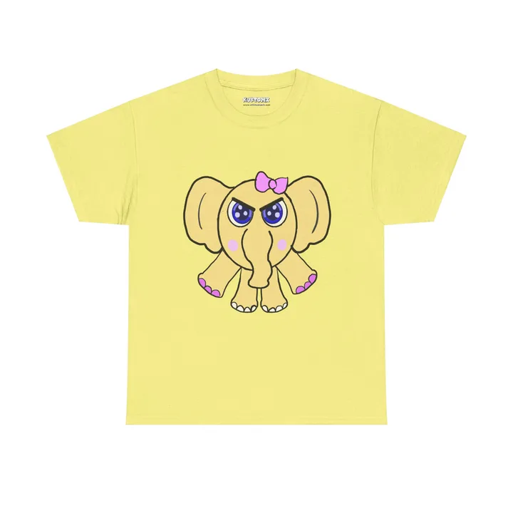 COLLECTIBLE ATTITUDE PAL "FASHIONISTA FEMALE ELEPHANT" UNISEX T-SHIRT