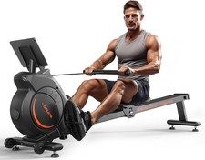 Rowing Machine, Upgrade Rowing Machines for Home Use - 16 Levels Quiet Resistanc