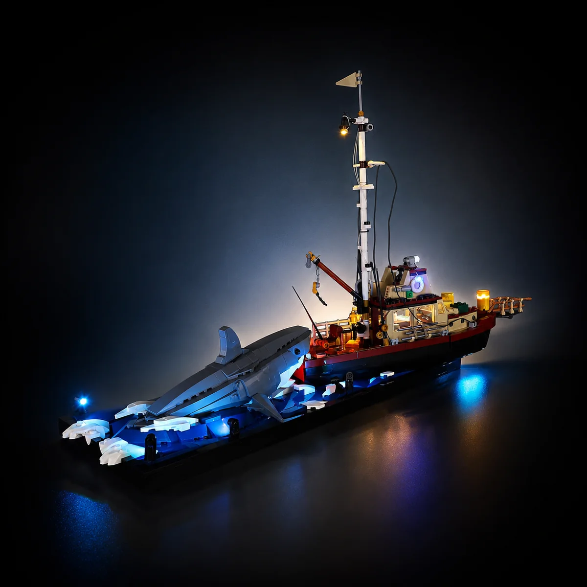 Light Kit Compatible with LEGO® Jaws Set 21350
