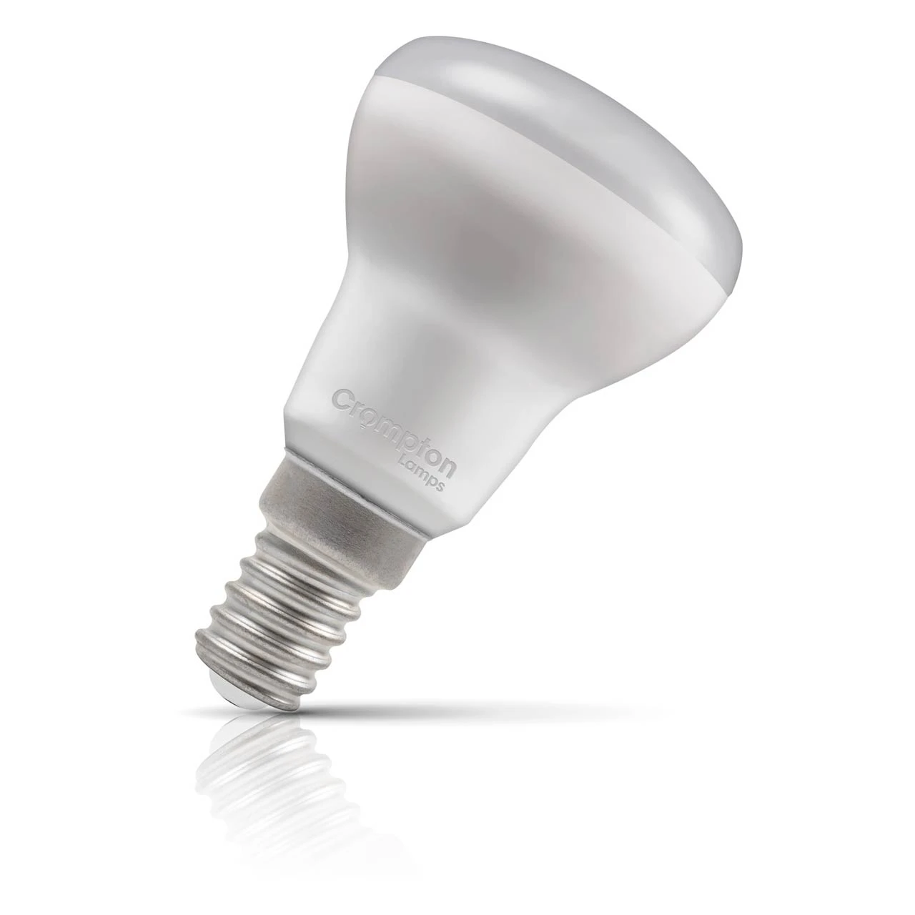 Crompton Lamps Crompton R39 Reflector LED Light Bulb E14 2.2W (40W Eqv) Warm White Opal Spotlight Small Screw Frosted 120°