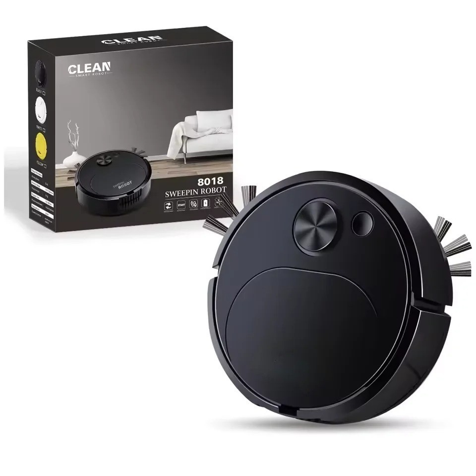 3-in-1 Rechargeable Robot Vacuum Cleaner Sweeper & Mop 1500Pa USB Charging