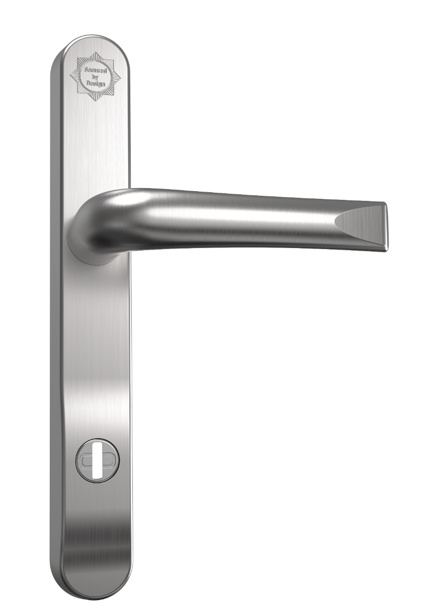 Yale Mila SupaSecure Long Lever Door Handle - Polished Stainless